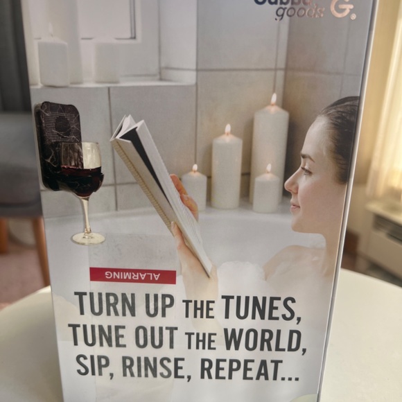 Bath wine holder & speaker - Picture 2 of 2